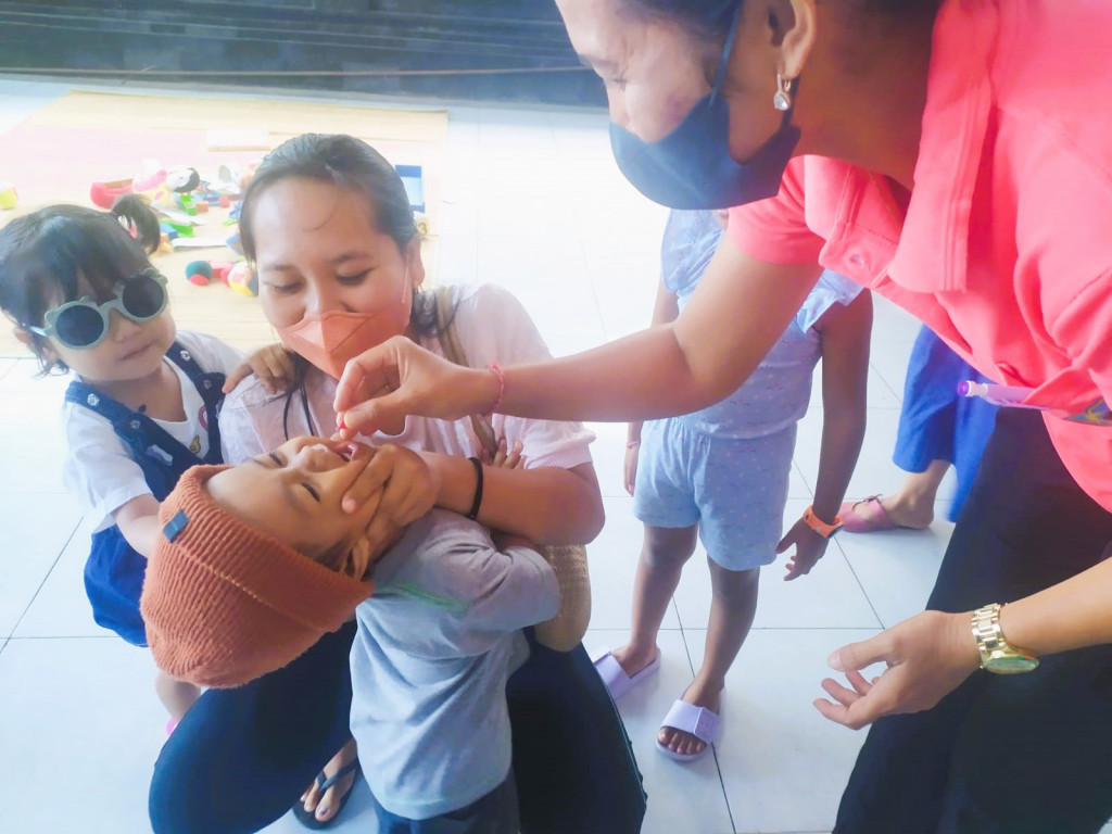 Pemberian Vitamin A, Posyandu Banjar Kauh Pecatu